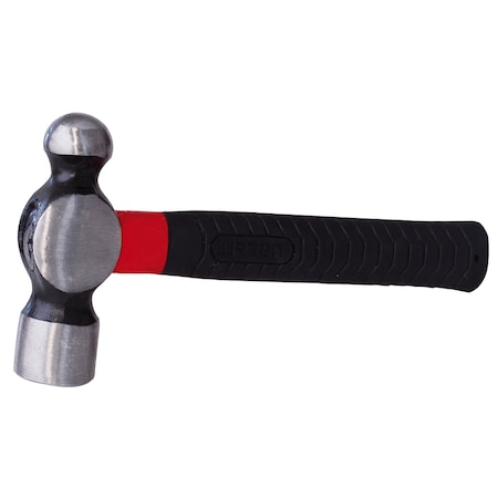 Urrea Short black ball pein hammer, fibberglass handle 24Oz 1324FVS